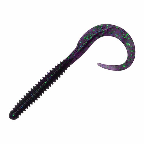 Силиконовая приманка для рыбалки Savage Gear LB Rib Worm 10,5см #Junebug, твистер на щуку, окуня, судака