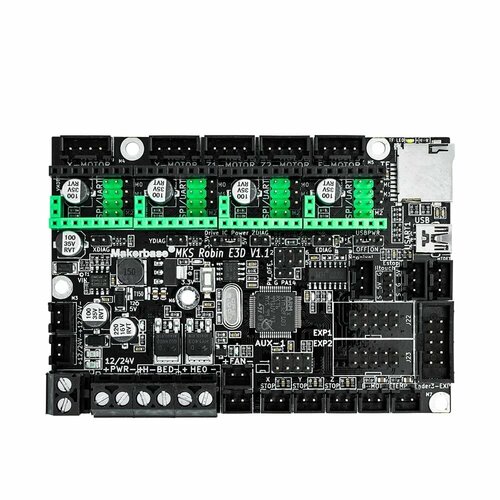Материнская плата Makerbase MKS Robin E3D 11 для Ender-3 Ender-5 и CR-10 Плата управления MKS Robin E3D v11 470000₽