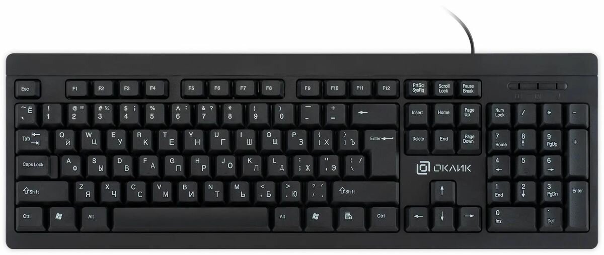 Клавиатура Oklick 95M, USB, черный [1788106]