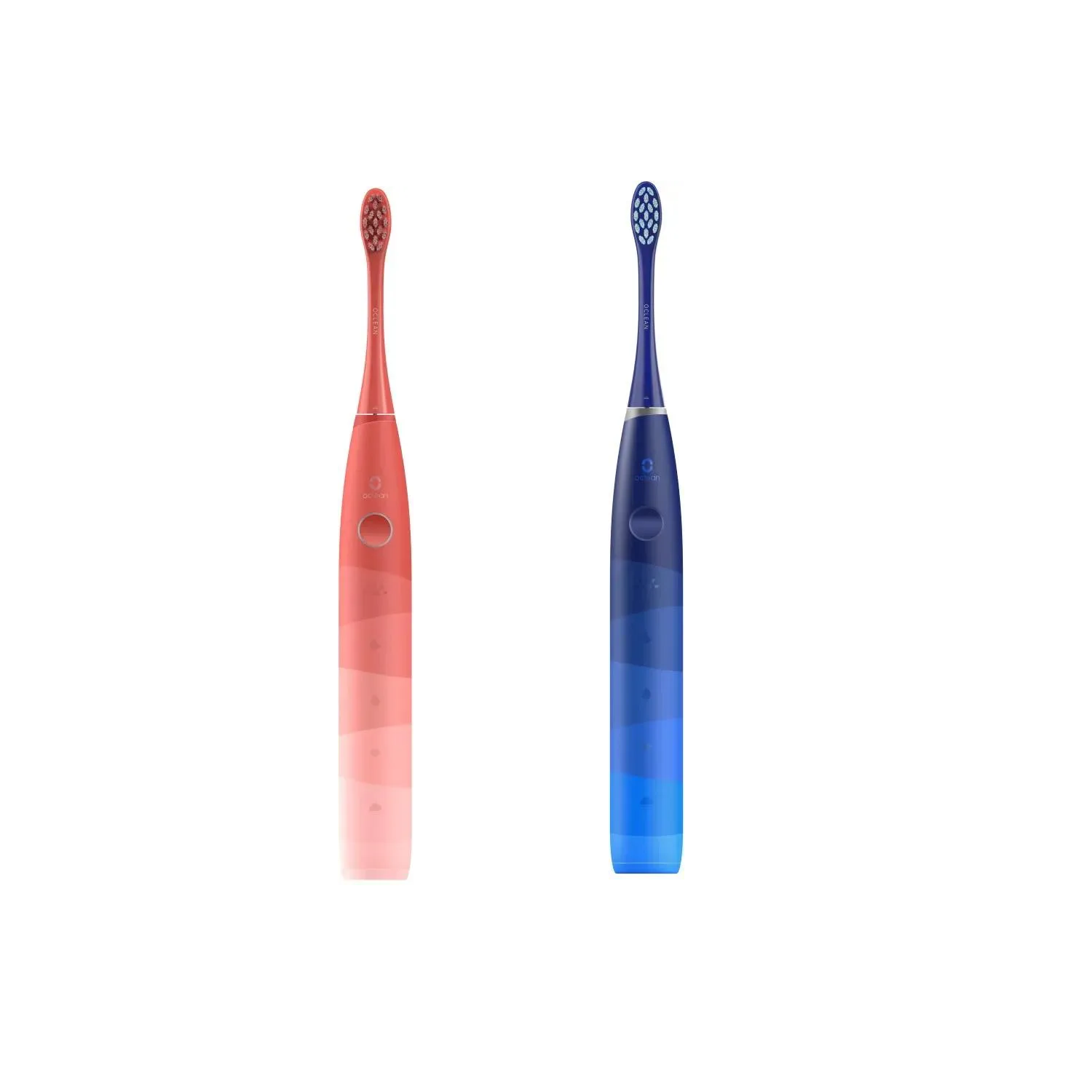 Электрическая зубная щетка Комплект 2в1 Oclean Find Duo Set (2 шт, Красная и Синяя) - фото №8