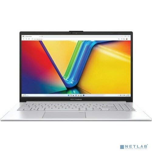 ASUS Ноутбук ASUS Vivobook 15 OLED E1504FA-L1013W 90NB0ZR1-M00LA0 Cool Silver 156 OLED Ryzen 5 7520U8Gb512Gb PCISSDAMD RadeonWin 11H 6460400₽