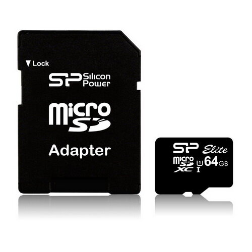 Карта памяти microSD 64 ГБ Silicon Power Class 10 Elite ( SP064GBSTXBU1V10 )