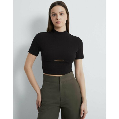 фото Топ gloria jeans, размер xxs (36-38), черный