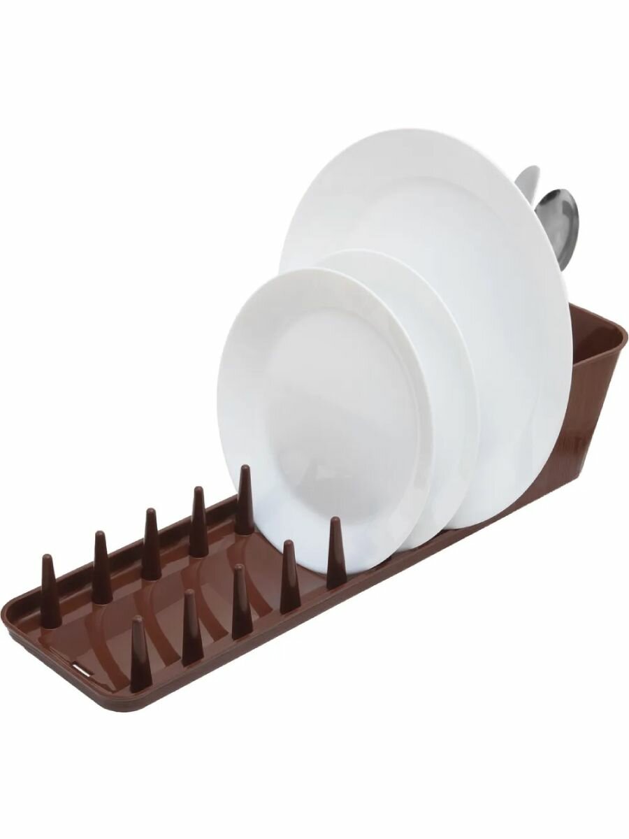 фото Сушилка для посуды Мини, коричневый