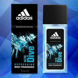 ADIDAS душистая вода для мужчин Ice Dive Body Fragrance, 75 мл