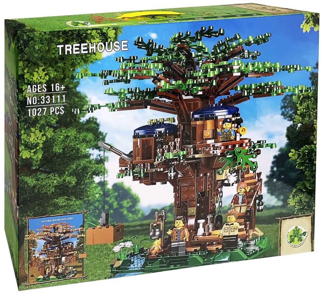 Конструктор/ TreeHouse/ Дом на дереве/ 1027 деталей/ 33111/ ребенку