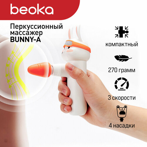 Перкуссионный массажер Beoka Bunny