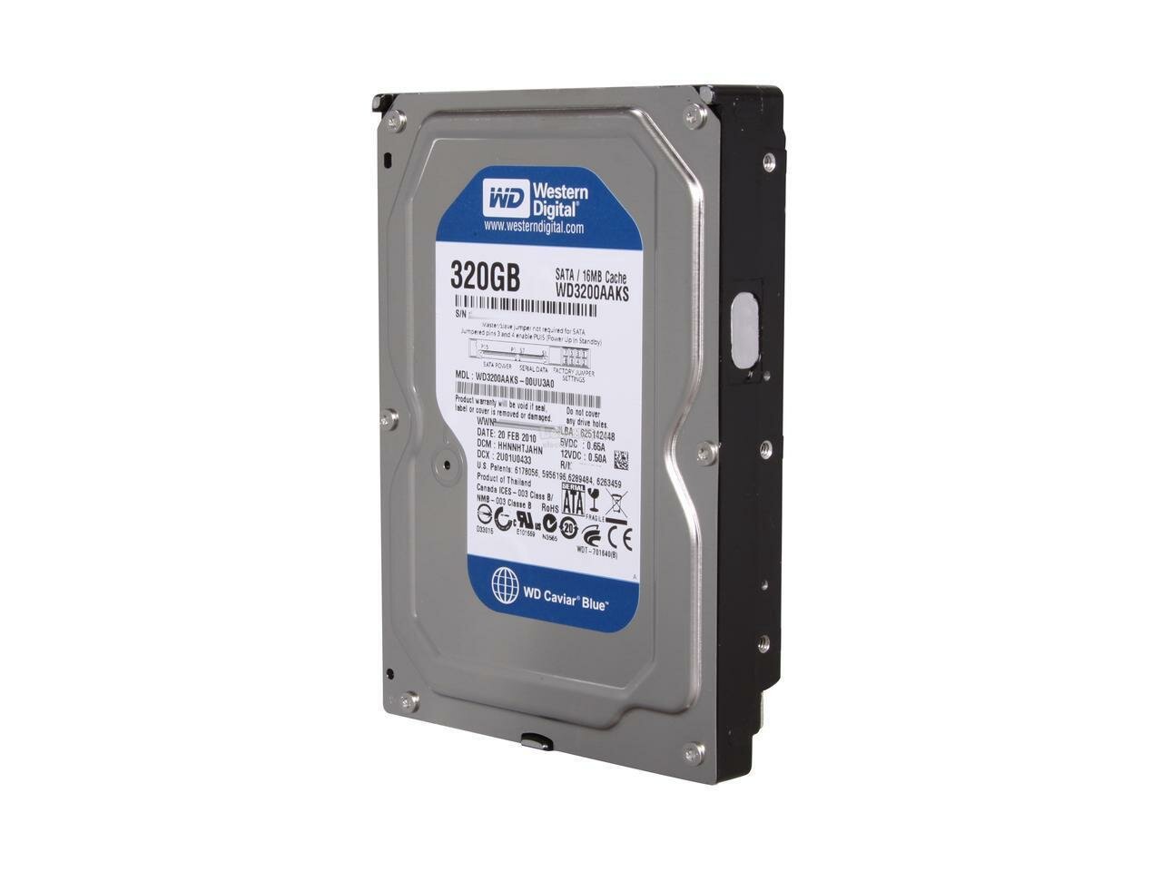 Жесткий диск Western Digital 320Gb (WD3200AAKS)