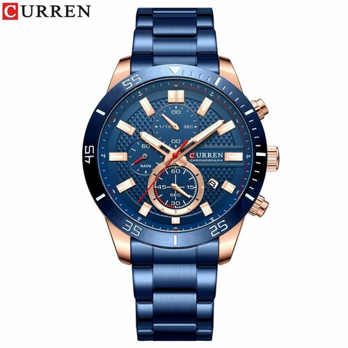 фото Наручные часы curren, розовый, золотой