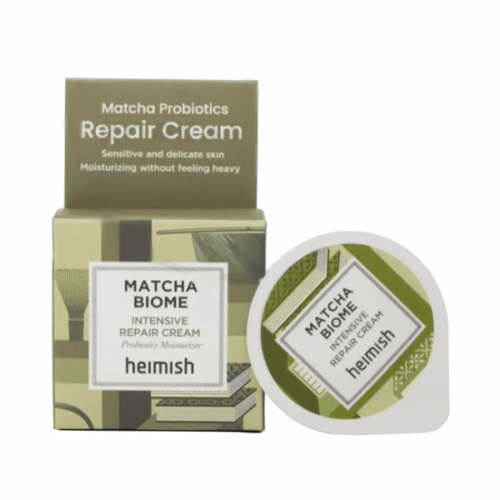 Heimish Восстанавливающий веганский крем с пробиотиками Heimish Matcha Biome Intensive Repair Cream — 5 мл тоник увлажняющий heimish matcha biome для снятия покраснений 150 мл