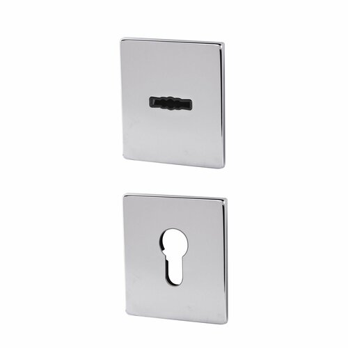 Комплект накладок на входную дверь Armadillo на сувальдный замок PS ProtectorUSS BL на цилиндр ET ProtectorUSS CP Хром 950₽