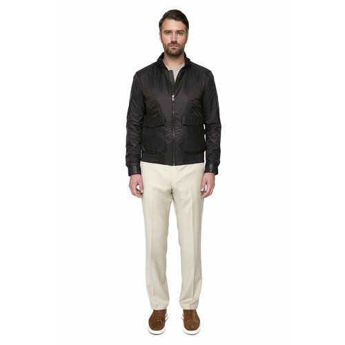 фото Бомбер mastersuit, размер 54, коричневый