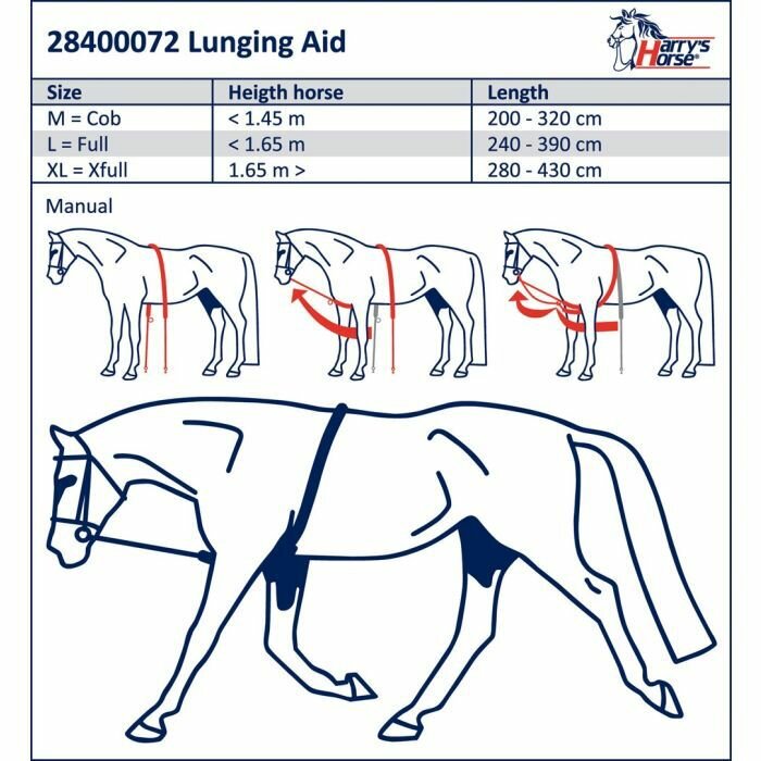 Лонжа-веревка для корды Harry’s Horse, Cob - фотография № 2