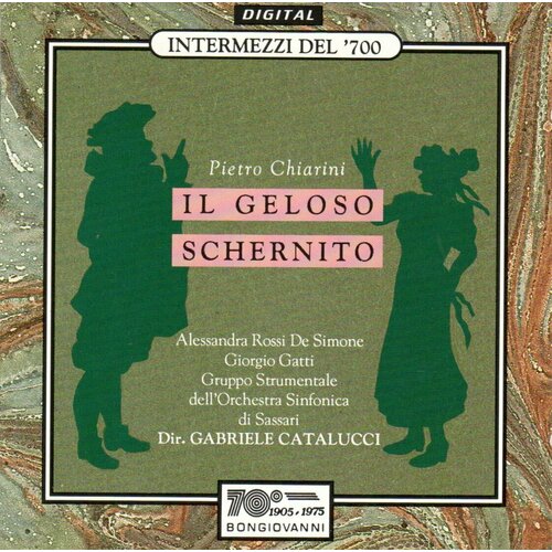 AUDIO CD Pietro Chiarini Il Geloso Schernito 1 CD 16699₽