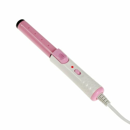 Плойка для волос Luazon LW-08 25 Вт керамическое покрытие d19 mm розовая 231400₽