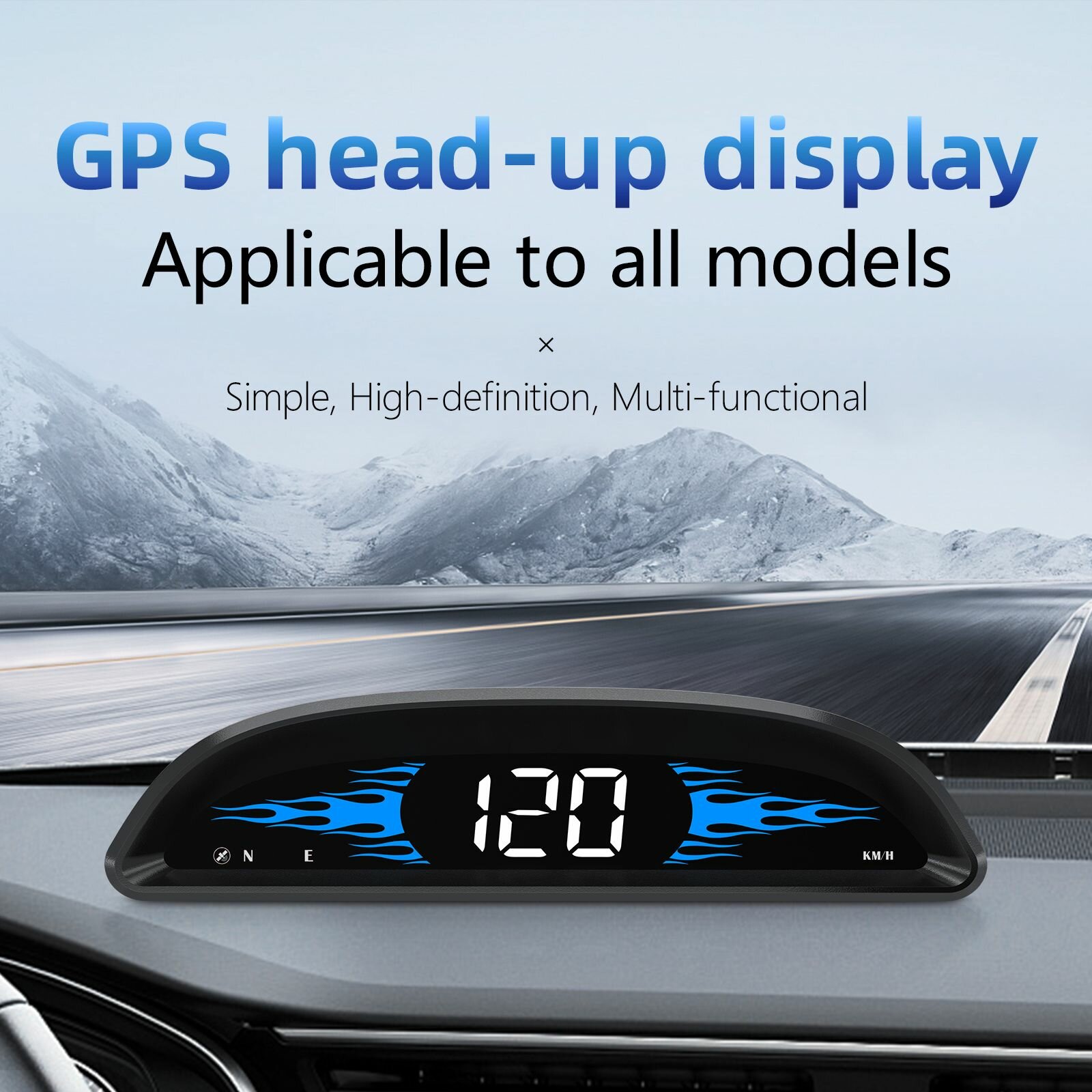 проекционный дисплей для авто G2 HUD проектор на лобовое стекло GPS