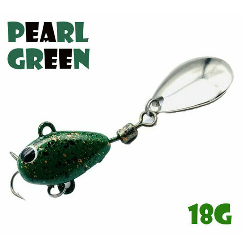 тейл спиннер hurricane uf studio 35 гр pearl green Тейл-Спиннер Uf-Studio Hurricane 18g #Perl Green