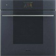 Многофункциональный духовой шкаф Smeg SOP6104TPG, серое стекло, сенсорный программатор, TFT дисплей, 10 режимов, объем 68 л