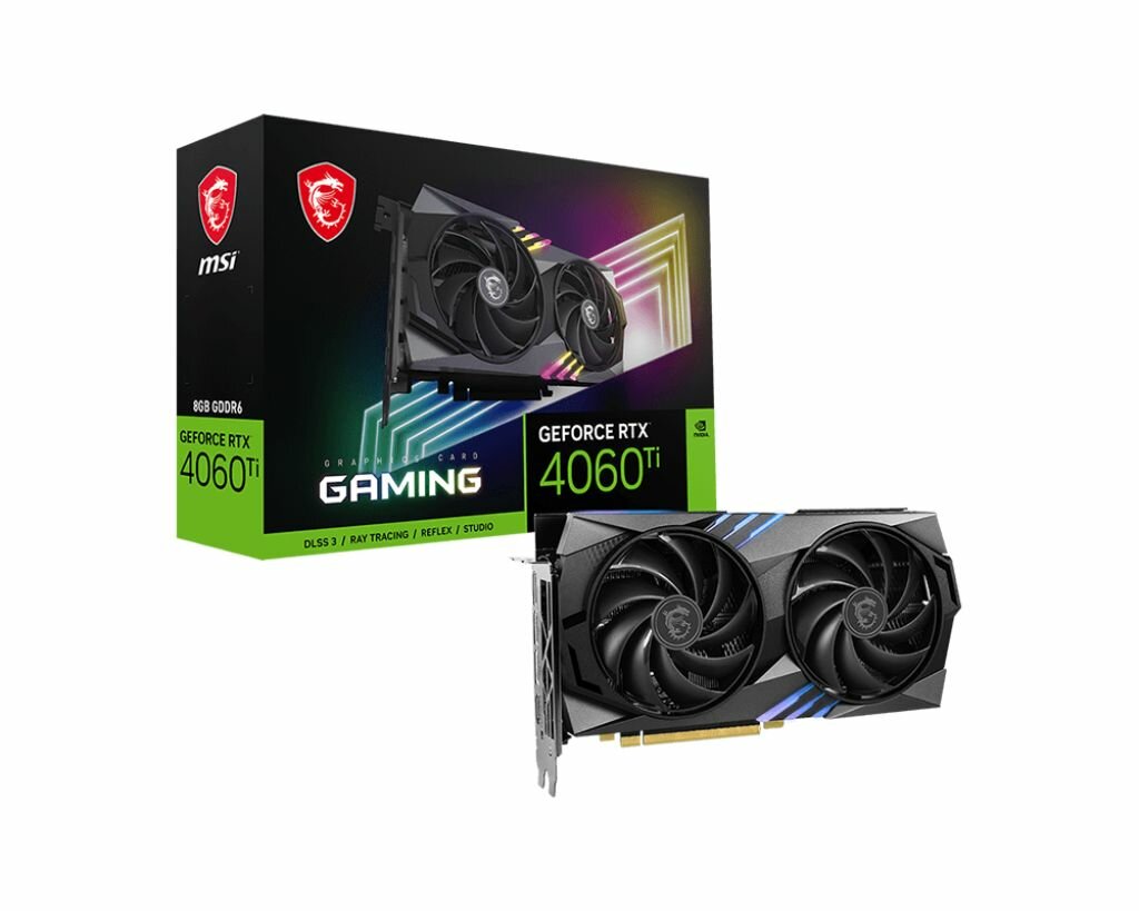 Видеокарта MSI GeForce RTX 4060 Ti Gaming 8GB