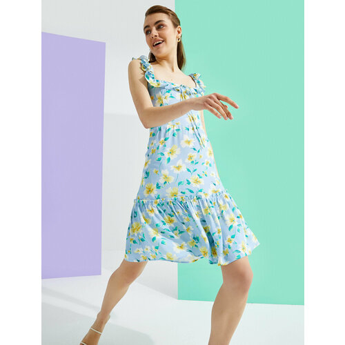 фото Платье koton, размер 38, синий