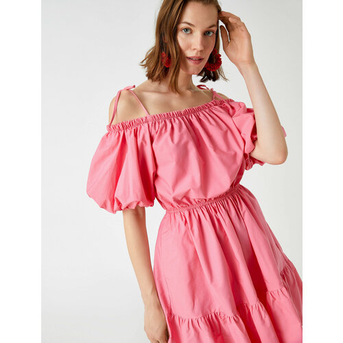 фото Платье koton, размер 38, розовый