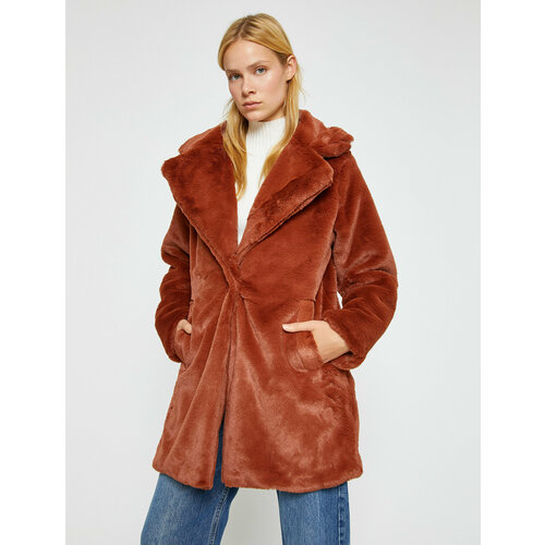 Куртка KOTON, размер 36, коричневый