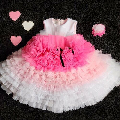 Платье, размер 122, розовый