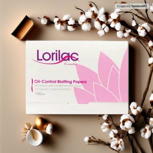 Lorilac Матирующие салфетки Oil-Control Blotting Papers