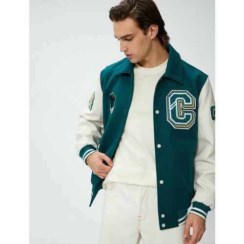 фото Бомбер koton, размер l, зеленый