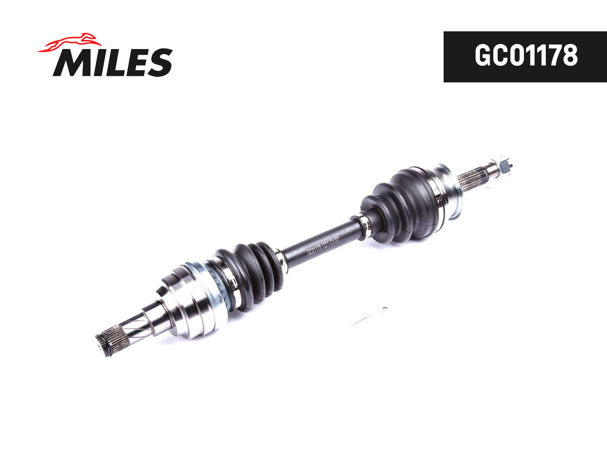 MILES Привод в сборе CHEVROLET LANOS/NEXIA левая сторона SOHC