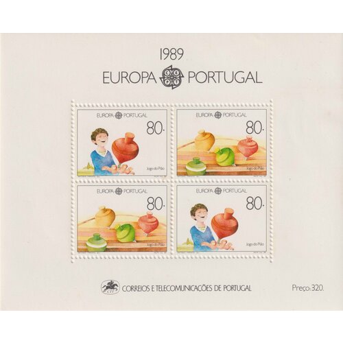 Почтовые марки Португалия 1989г. Марки европа - Детские игры Игрушки, Дети MNH