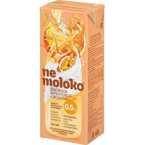 Напиток овсяный Nemoloko Экзотик 0,5%