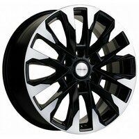Автомобильный диск 8*20 6*139,7 ET25 106,1 Khomen Wheels KHW2010 Black-FP (LC Prado) в наличии по низкой  ...