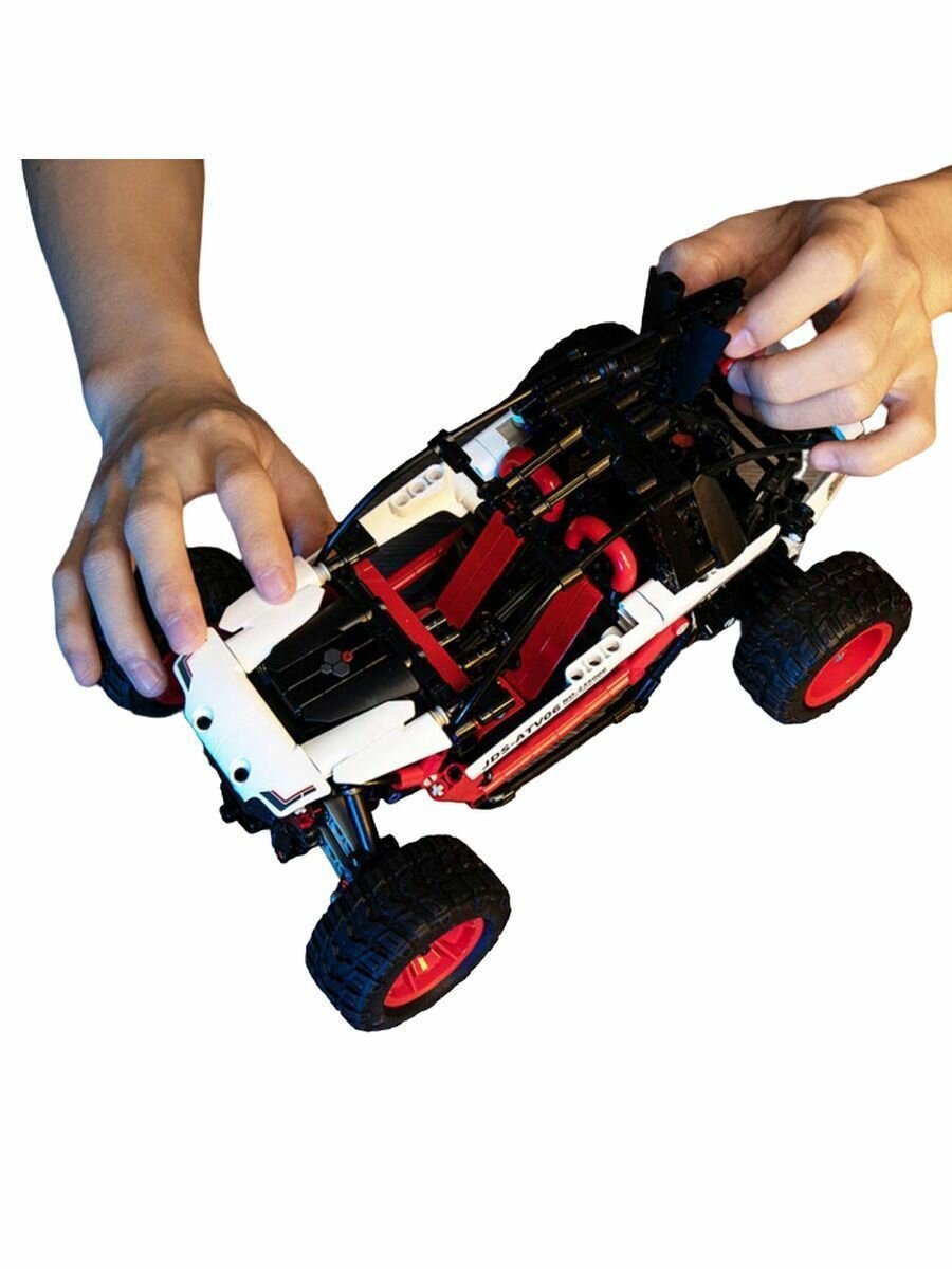 Конструктор вооруженная машина ONEBOT Jupiter Dawn Sabre-tooth Tiger Building Blocks (OBWZKC20AIQI) - фото №5