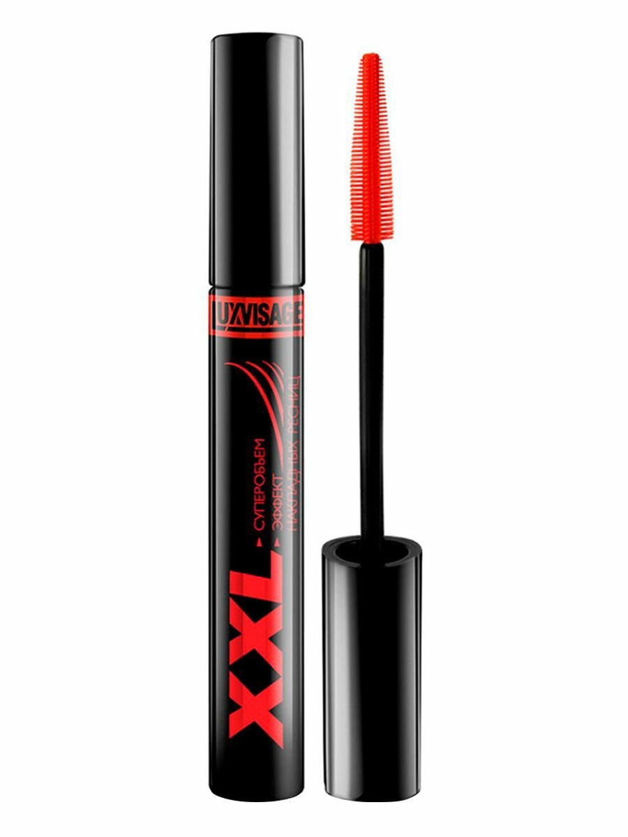 LUXVISAGE Тушь для ресниц XXL (суперобъем, эфф. накладных ресниц) Черная