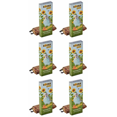 Боспа Эко Лакомство для попугаев Палочки фрукты и овощи 2шт х 90г 6 уп 861₽