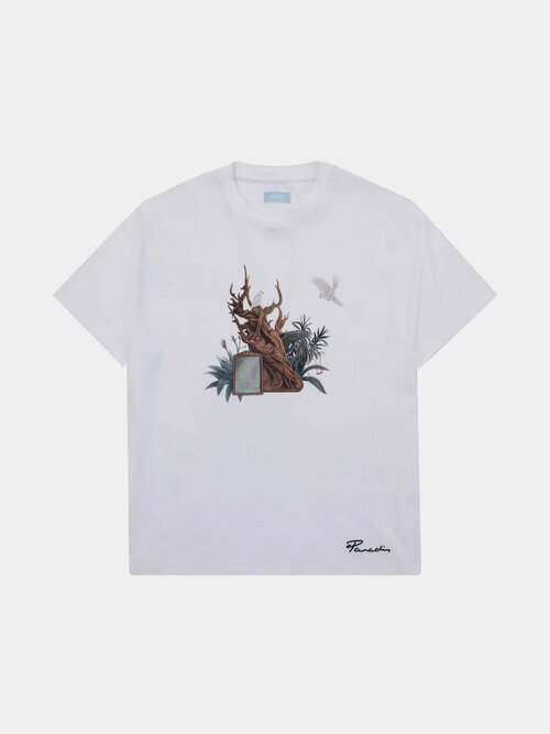 Футболка 3.PARADIS SS T-Shirt Old Tree, размер L, белый