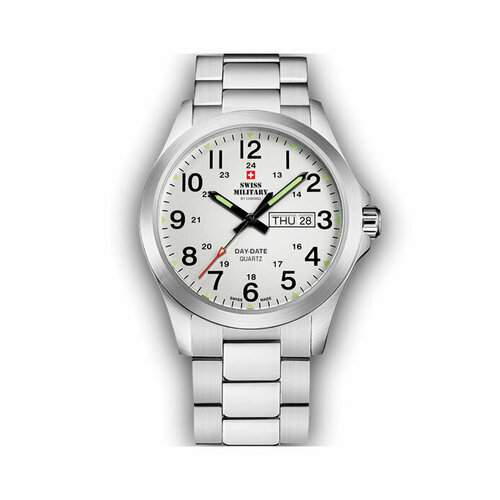 фото Наручные часы swiss military by chrono, серебряный