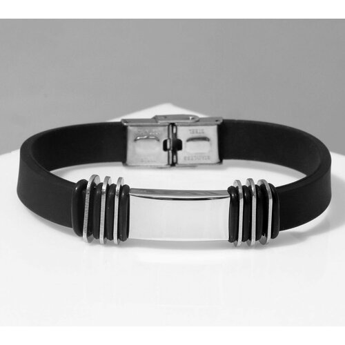 фото Браслет, 1 шт., размер 23 см, черный нет бренда