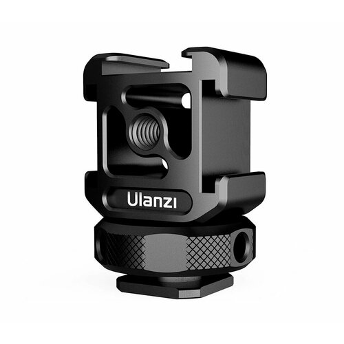 Адаптер Ulanzi РТ-12 Triple Cold Shoe Bracket держатель монитора ulanzi uurig r015 cold shoe monitor mount