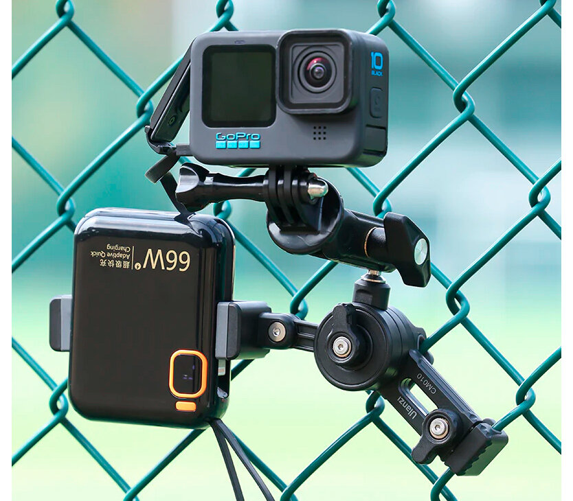 Крепление Ulanzi CM010 Baseball Fence Mount, для смартфона и камеры — фото 1