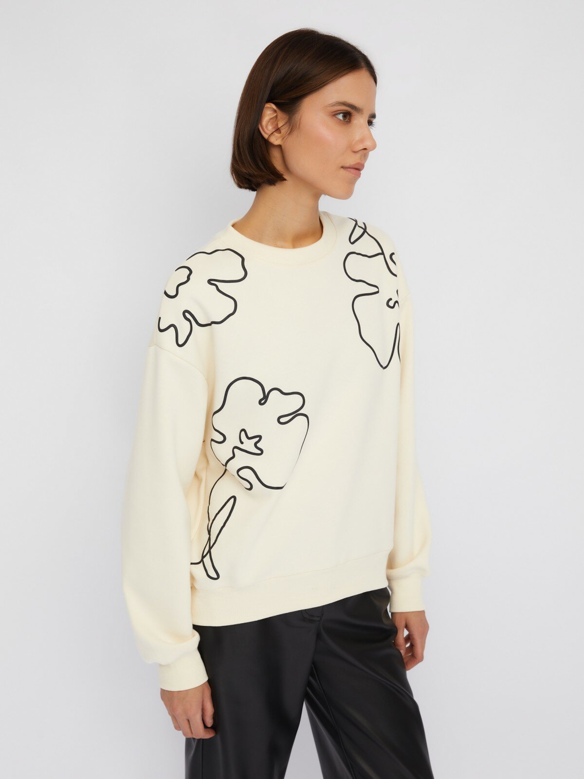 Свитшот Zolla бежевый 