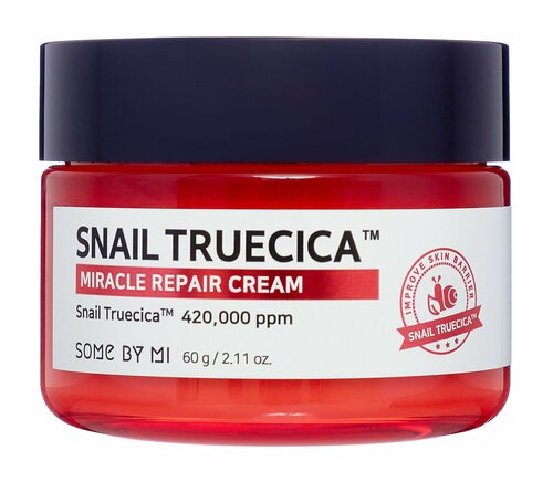 Восстанавливающий крем для лица с муцином черной улитки / Some by Mi Snail Truecica Miracle Repair Cream
