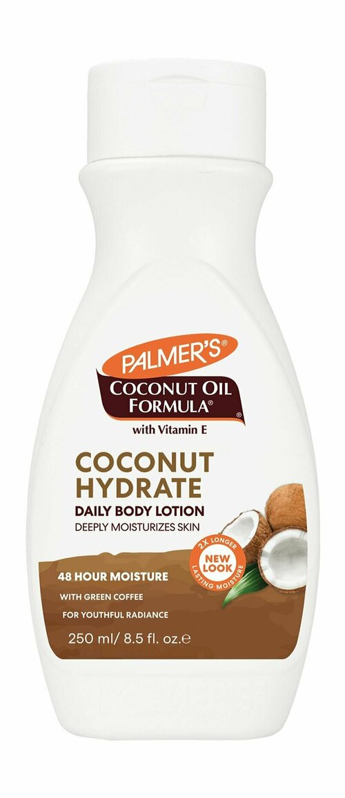 Увлажняющий лосьон для тела с маслом кокоса и витамином Е / 250 мл / Palmers Coconut Oil Formula with Vitamin E Daily Body Lotion