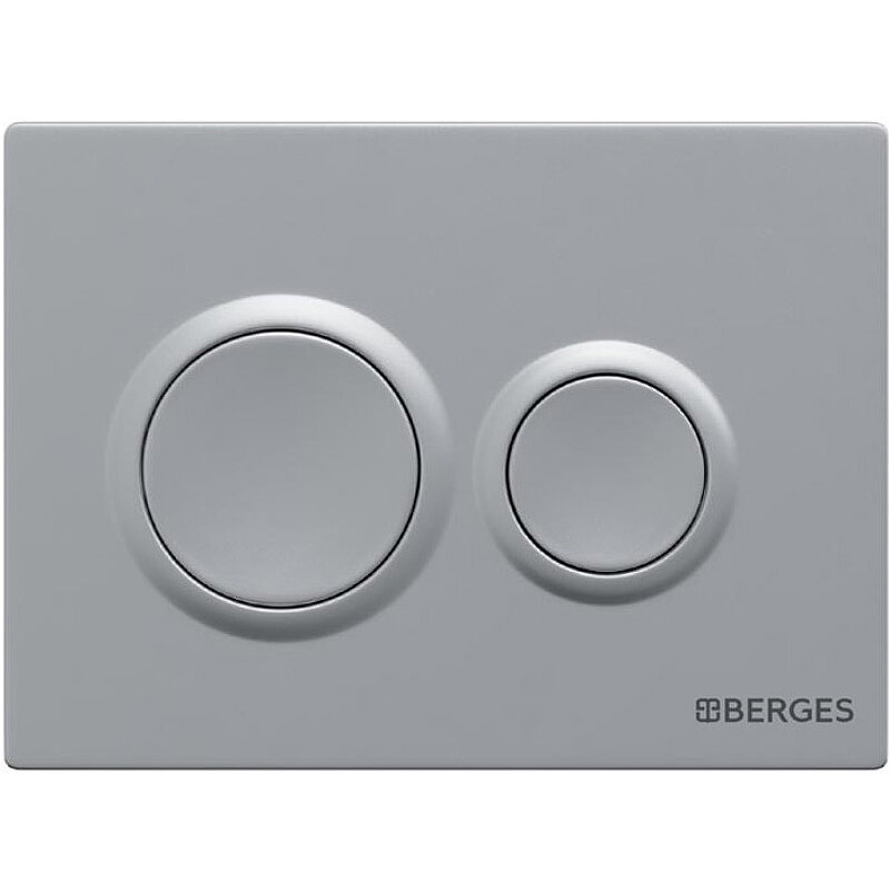 Комплект Berges Novum кнопка хром матовый - фото №10