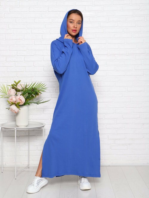 Платье ИВГрадТрикотаж, размер 42-44, голубой