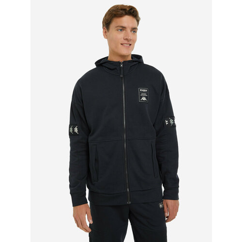 фото Толстовка kappa, размер 52-54, черный