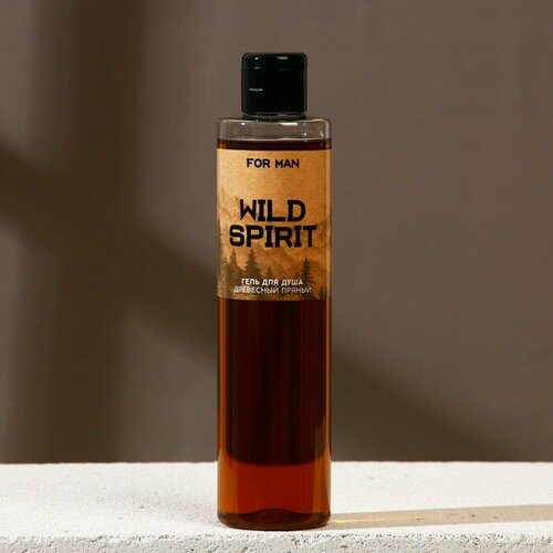 Гель для душа Wild spirit, 250 мл, аромат древесно-пряный, HARD LINE cobeco extra thick 300 г 250 мл 1 шт