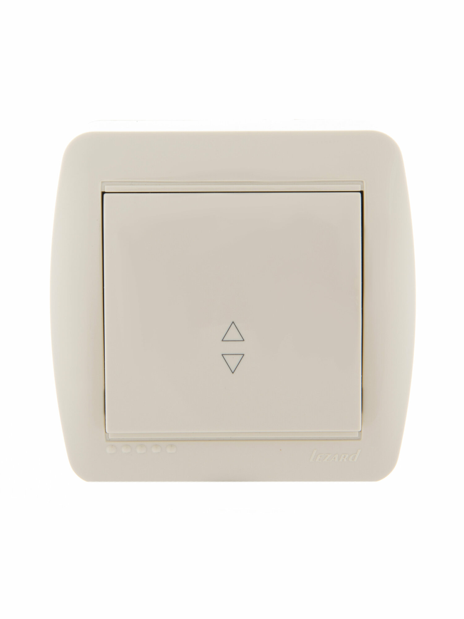 фото Выключатель проходной LEZARD DEMET крем