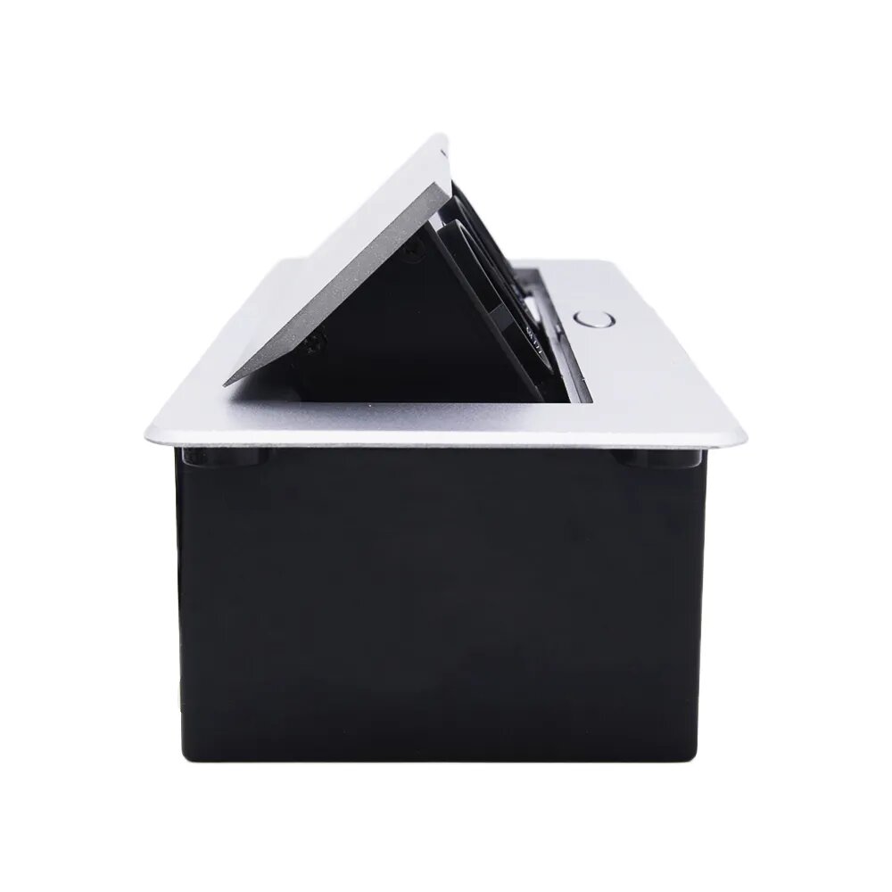 фото Выдвижная розетка горизонтальная POSocket-3 (3 розетки, провод 1.5 м кабель)